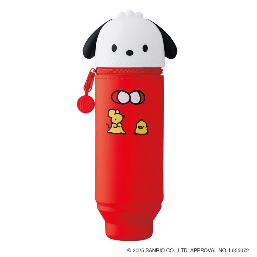 【当時物】ぽちゃこ　Sanrio カードケース　ペンセット スタンドペンケース PuniLabo(プニラボ)×Sanrio クロミ SR-7712-104