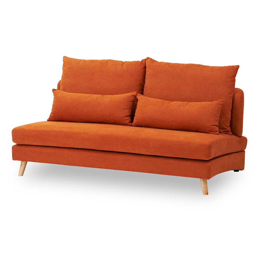橙色のソファー オレンジ色のソファーのおすすめ商品とおしゃれな実例 ｜ RoomClip