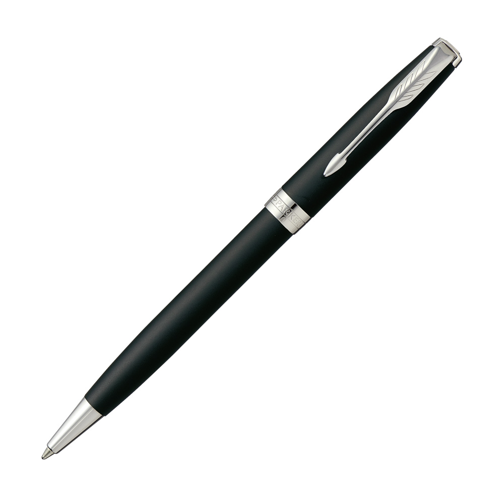 美品 PARKER パーカー ソネットプレミアム メタル&ブラックGTボールペン PARKER（パーカー） ボールペン 油性 ソネット ラックブラックGT