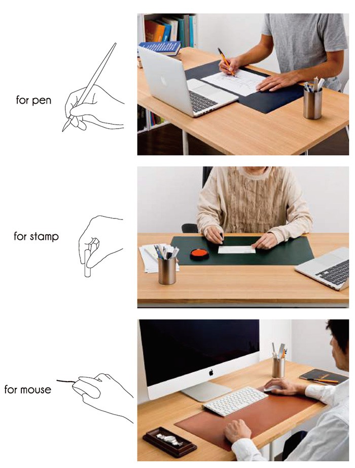 公式ショップ】 ミワックス THE DESK MAT 12SeagullBlack MX-6230-SBK