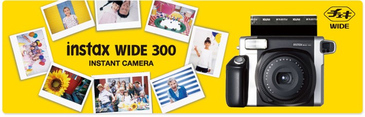 新しい季節新しい季節FUJIFILM＜富士フイルム＞ “チェキWIDE”「instax WIDE 300」 インスタントカメラ INS WIDE  300 チェキ ワイド 300 インスタントカメラ