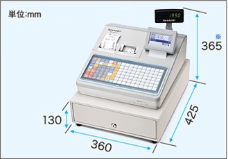 SHARP（シャープ） シャープ＜SHARP＞電子レジスター XE-A417-W