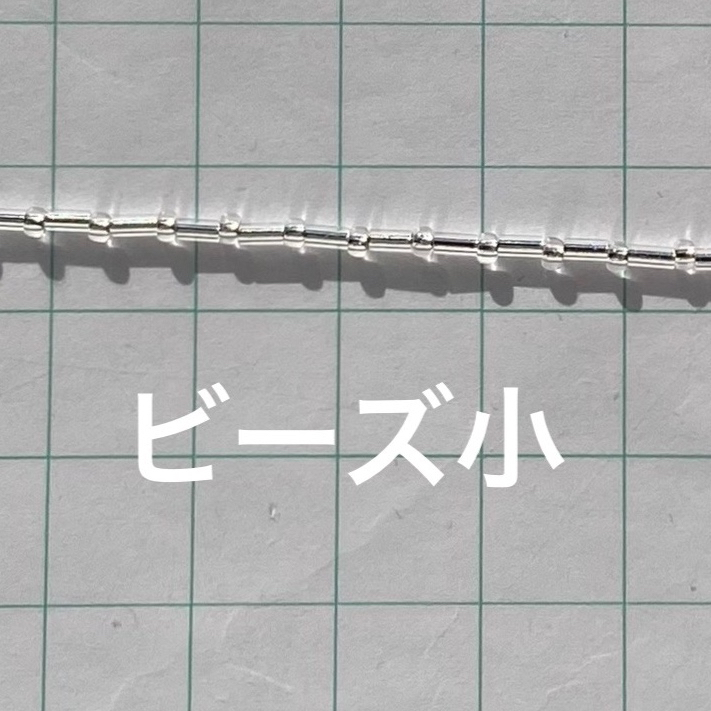 2Wayビーズステンレスネックレス[シルバーカラー]  2023年秋冬新作　ハンドメイドアクセサリー |  | 02