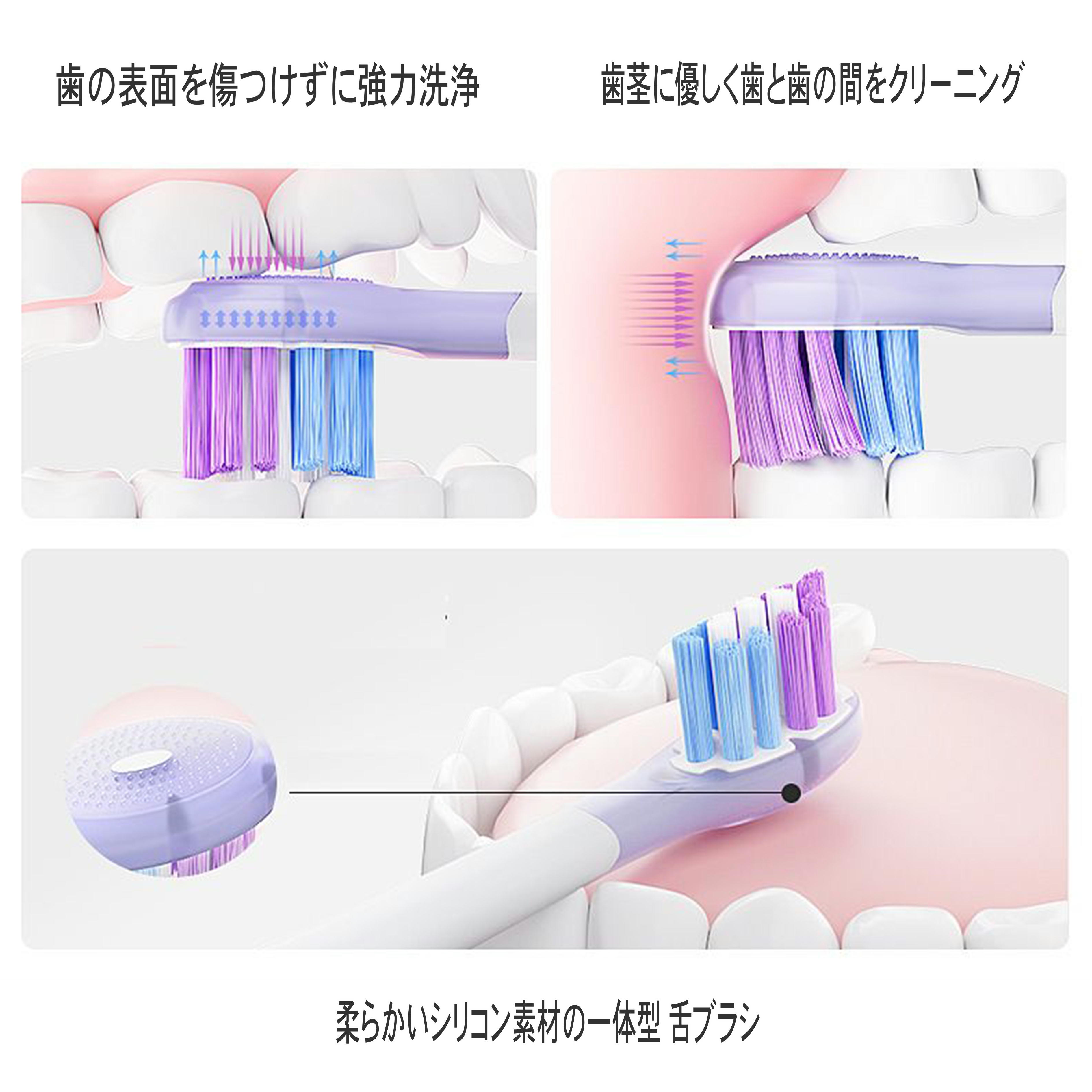 互換品 フィリップス ソニッケアー用と互換性のある 互換 替えブラシ
