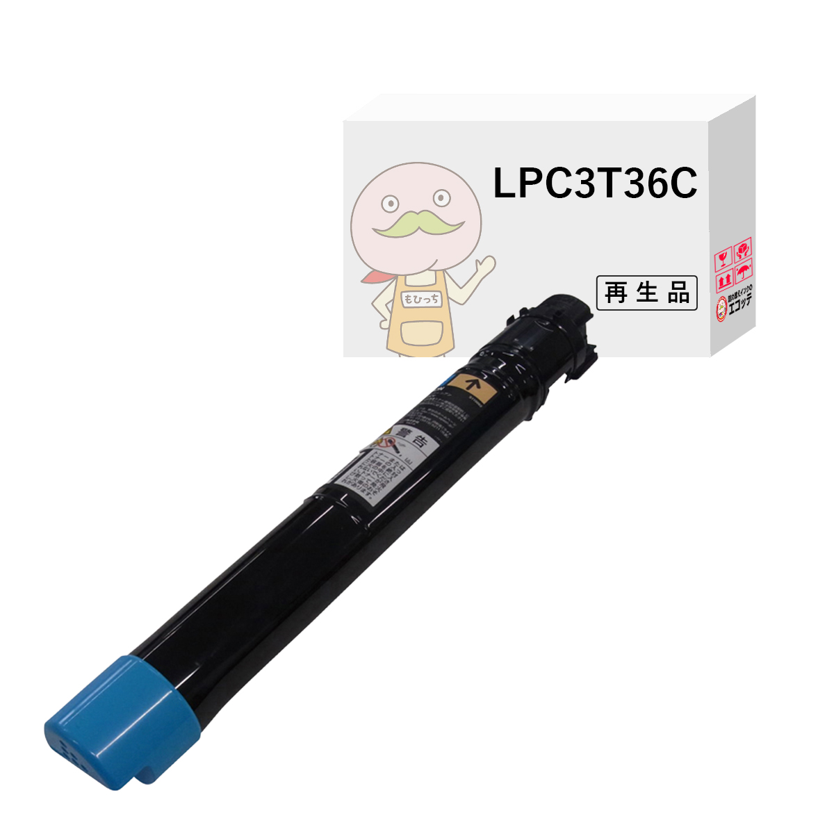 エコッテ LPC3T36C EPSON ( エプソン )用 リサイクルトナー シアン 1個 ┃ LP S907C9 LP S9070PS LP S9070C0 LP S9070 Offirio オフィリオ :804650:詰め替えインクのエコッテ