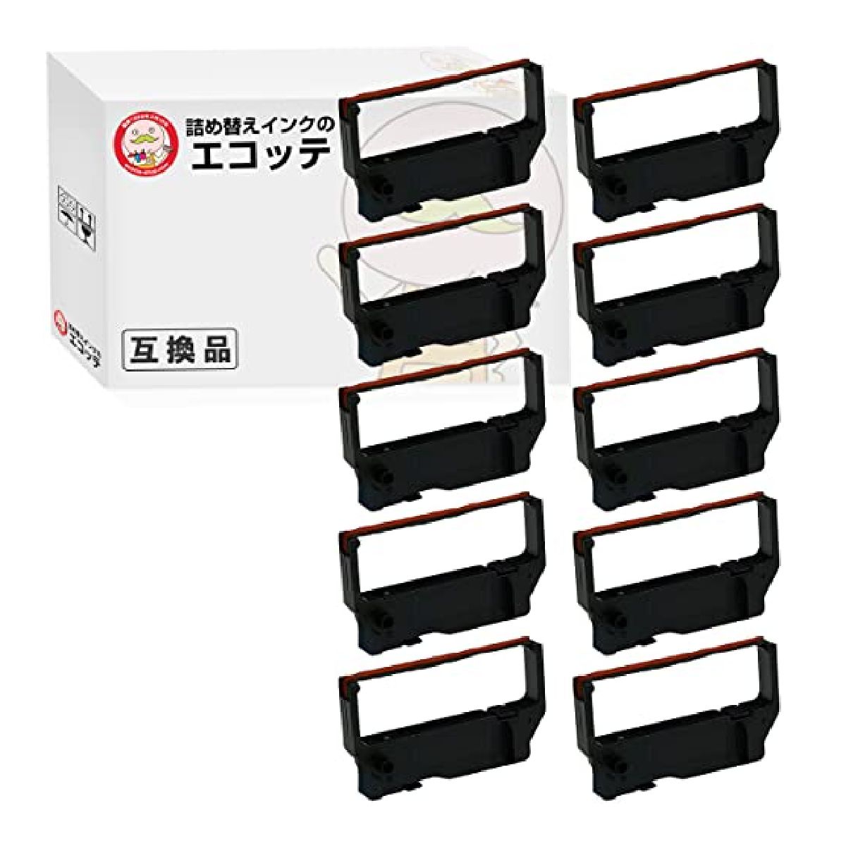カシオ インクリボンカセット IR-12 ブラック2個入 10個パック 楽天