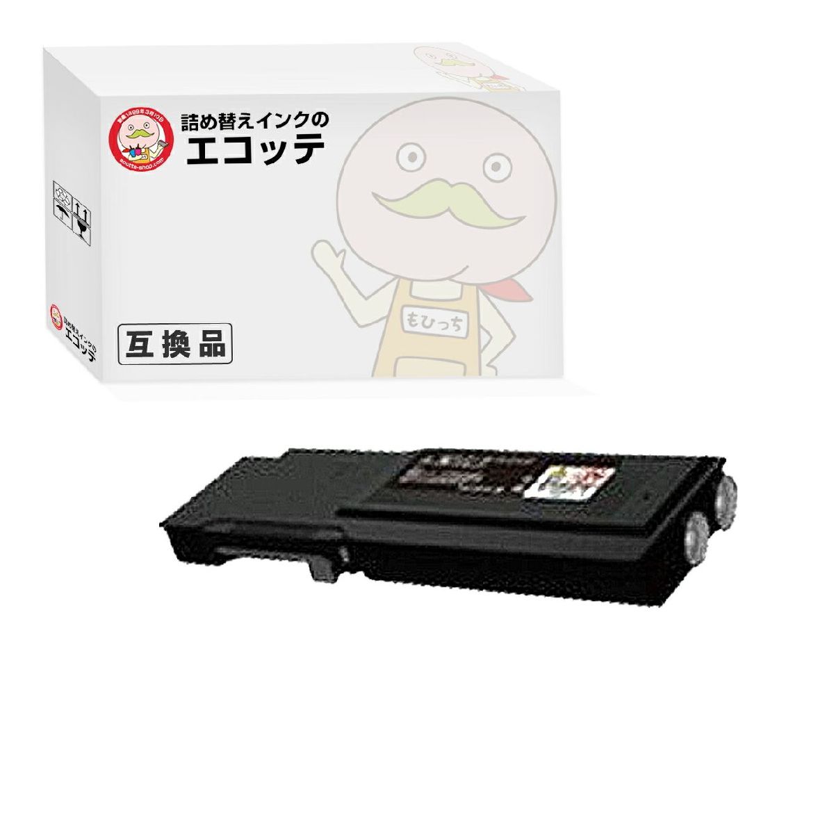 エコッテ CT202089K FUJI XEROX ( 富士ゼロックス )用 リサイクルトナー ブラック ( 黒 ) 1個 ┃ CP400psII CP400ps CP400dII CP400d DocuPrint ドキュプリント :824700:詰め替えインクのエコッテ