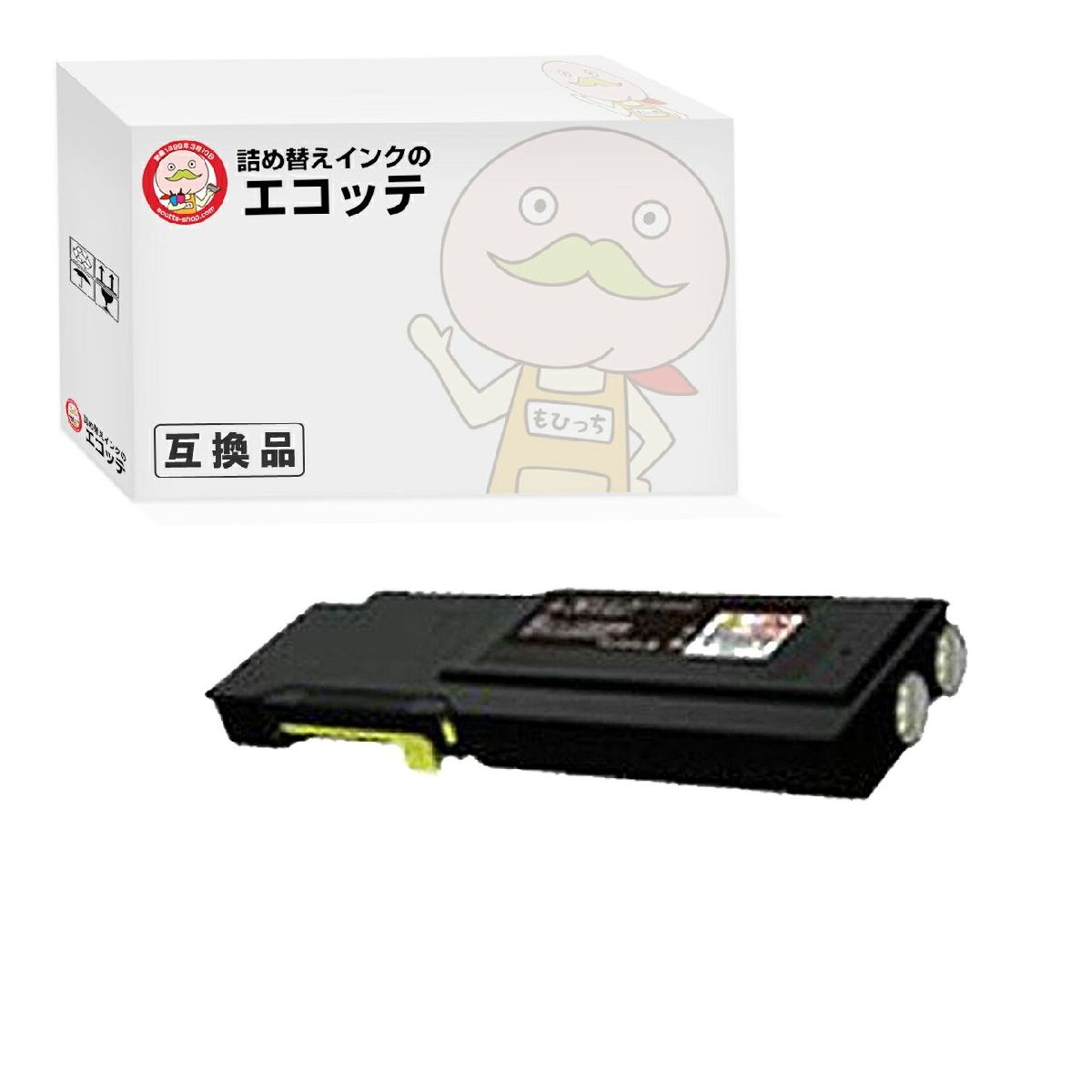 エコッテ CT202092Y FUJI XEROX ( 富士ゼロックス )用 リサイクルトナー イエロー 1個 ┃  CP400d CP400ps CP400dII CP400psII DocuPrint ドキュプリント 富士ゼ