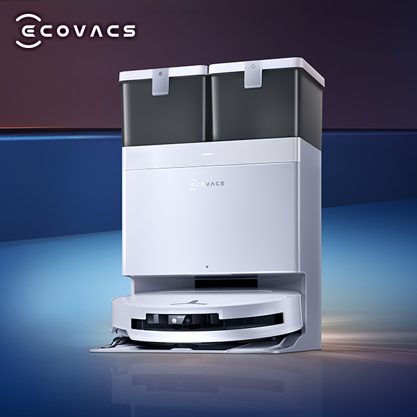 ECOVACS ロボット掃除機 水拭き両用 15,000pa 薄型 エコバックス