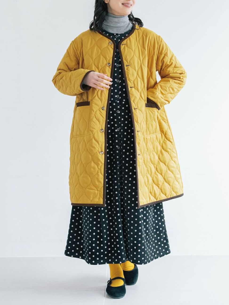 PONT DE CHALONS ポンデシャロン キルティング コート ジャケット