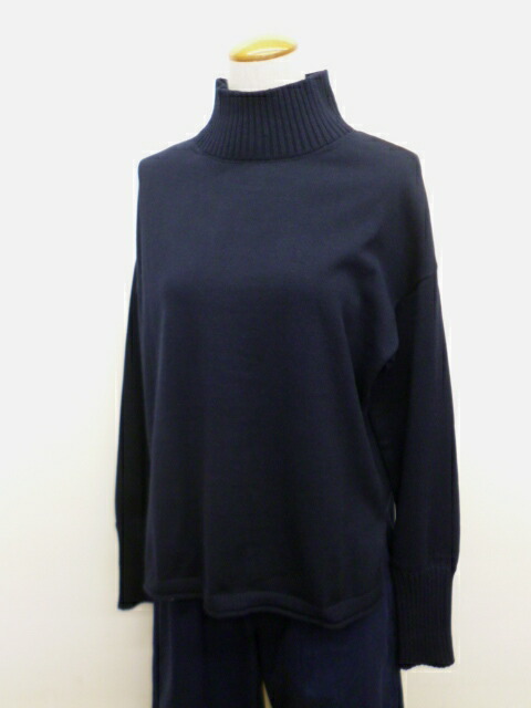 【新品】maomade マオメイド やわらかコットンハイネックニットプルオーバー mao made マオメイド やわらかコットン ハイネック プルオーバー