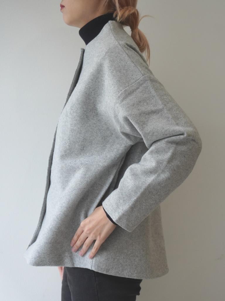 mao made マオメイド ジャケット ショート コート モックネック 日本製