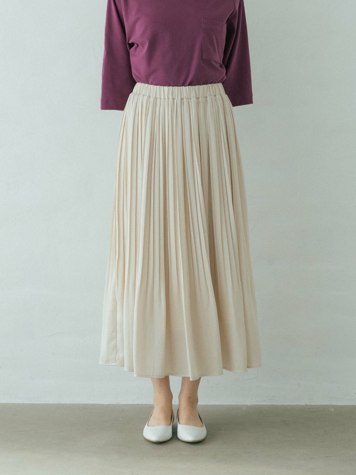 sosotto（ソソット） スカート ロング 消し プリーツ フレアー