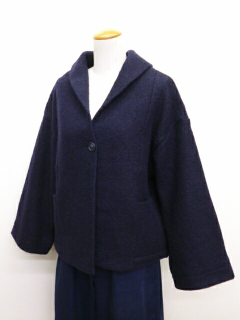 mao made（マオメイド） ジャケット ショート コート ショールカラー