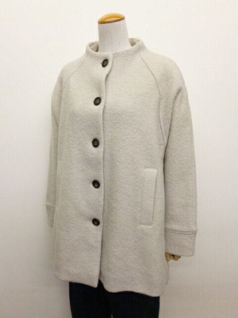 mao made（マオメイド） ショート コート ジャケット Aライン モック