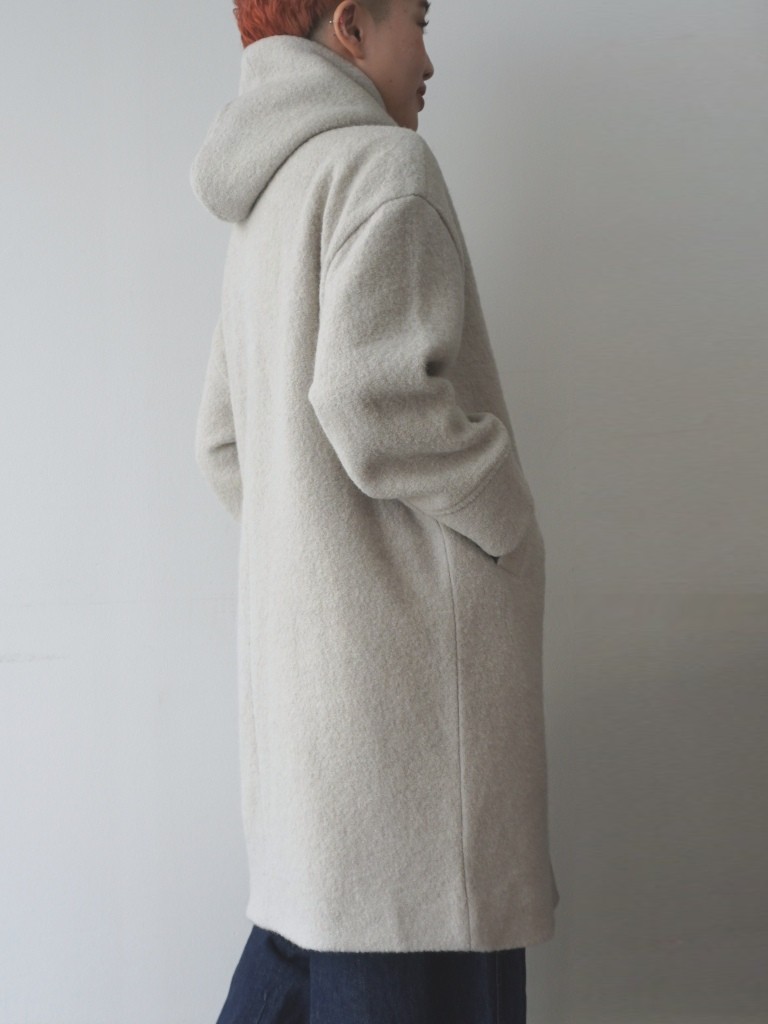 いちご美品mao madeボアフリースコート ダブルデイ mao made（マオメイド） ロング コート ベアー ボア フリース ノー