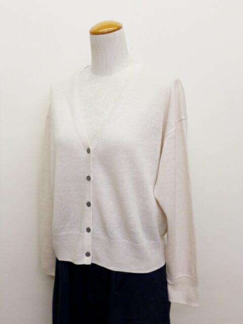 mao made（マオメイド） カーディガン リネン 麻 100％ Vネック