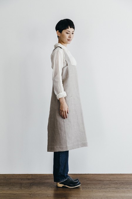 fog linen work（フォグリネンワーク） エプロン リネン 麻 100