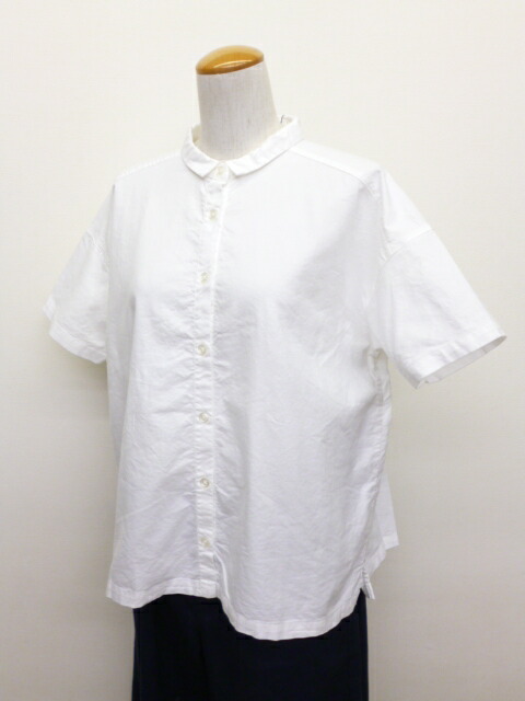 SUN VALLEY サンバレー SUNVALLEY シャツ ブラウス 半袖 チビ襟