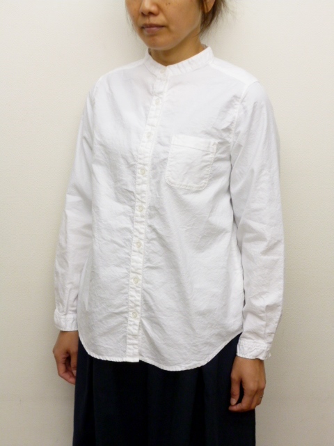 SUN VALLEY（サンバレー） シャツ ブラウス スタンドカラー バンド