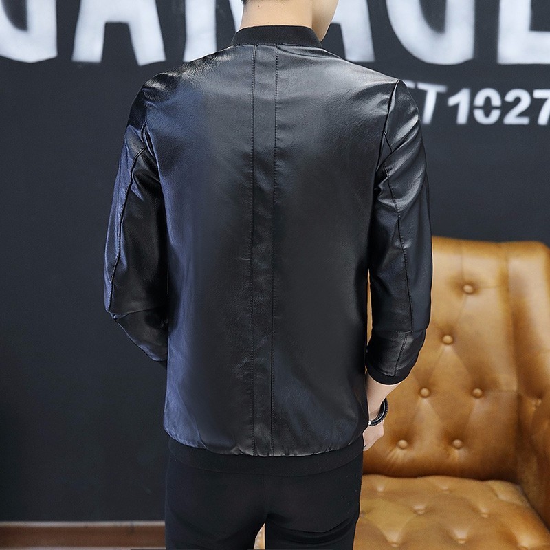 ジャケット メンズ アウター レザージャケット ノーカラー 長袖 ジップアップ 春 秋 革ジャケット 合成革 Puジャケット カジュアル ライダース 革ジャン レザージャケット サイズ L Www Geminicorp Be