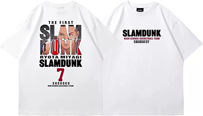 スラムダンク Tシャツ SLAM DUNK 半袖tシャツ 桜木花道 流川楓 宮城亮