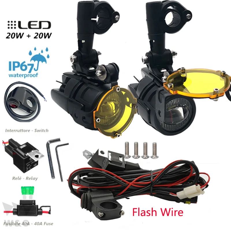 LED補助フォグランプ12000lm補助ライトbmw r1200gs/adv k1600 r1200gs r1100gs バイクパーツ 部｜ectmmstore｜04