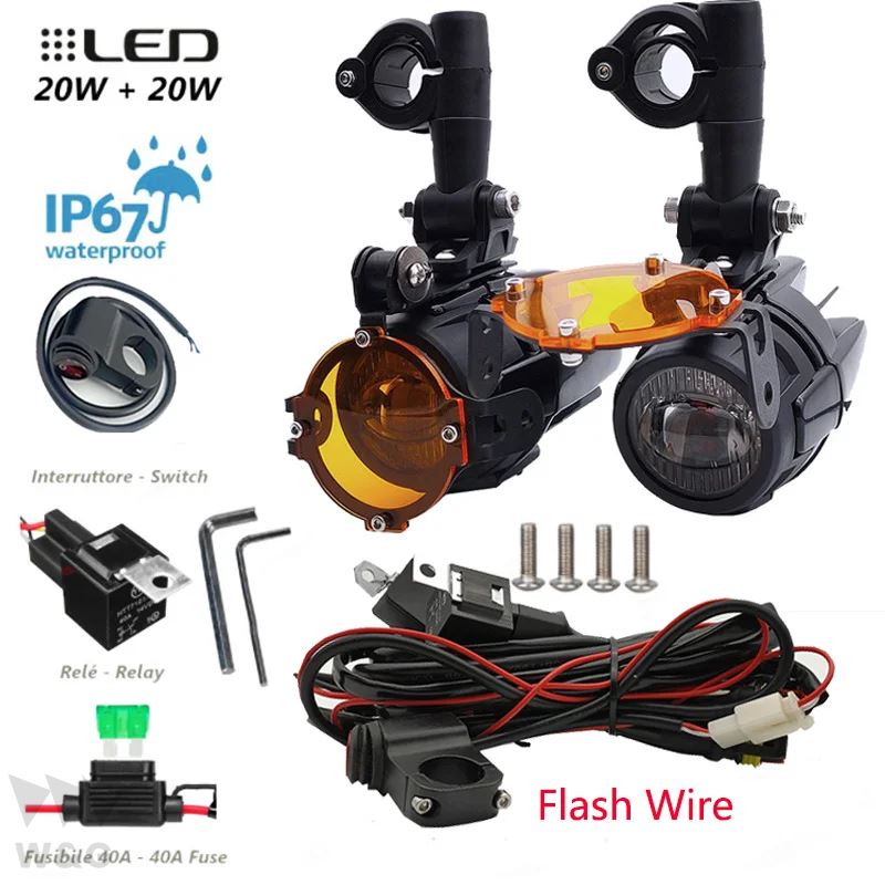 LED補助フォグランプ12000lm補助ライトbmw r1200gs/adv k1600 r1200gs r1100gs バイクパーツ 部｜ectmmstore｜05