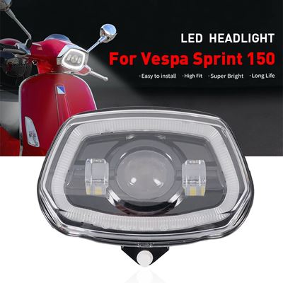 ベスパ SPRINT 150 GL/スーパーGTRDRLヘッドライトLEDヘッドライトヘッドランプ バイクパーツ パーツ 互換品 カスタム｜ectmmstore｜02