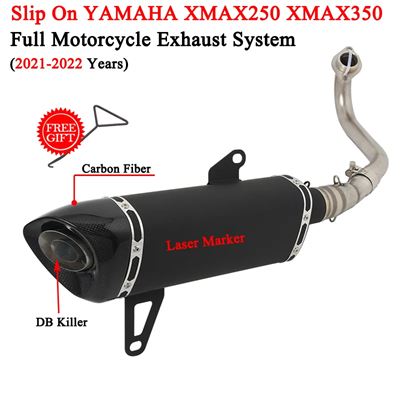 エキゾーストサイレンサーカスタムカーボンDBキラー ヤマハ XMAX250 XMAX300 XMAX 250 300 21-22 バイクパーツ 部品｜ectmmstore｜08