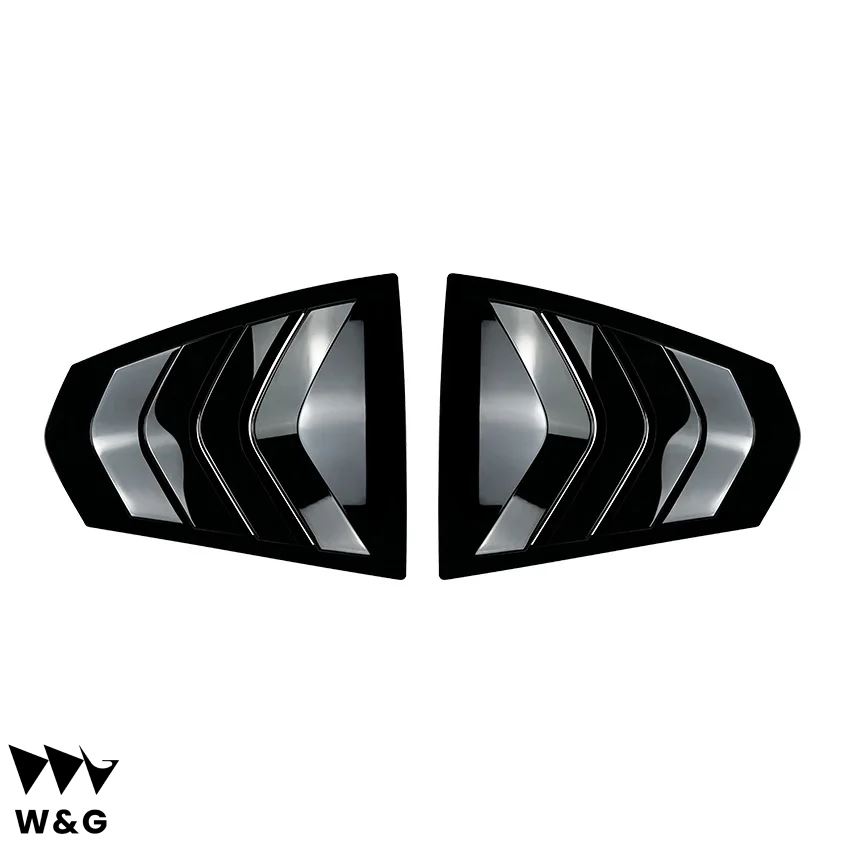 BMW 3シリーズ G20 サイドウインドウスポイラー スプリッター カバー トリム ルーバー リア 三角窓シェード カーウインドーサンシェード 2｜ectmmstore｜02