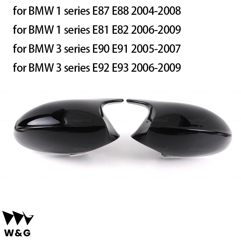 1pair BMW E87 E81 E82 E90 E91 E92 E93 サイド箱トリム ABS カーボン様式バックミラー カバー｜ectmmstore｜04