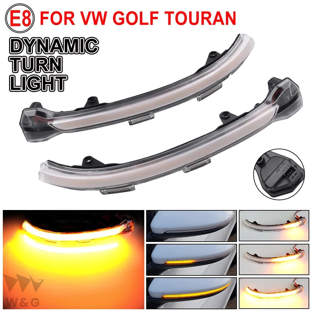 VW フォルクスワーゲン ゴルフ 7 VII MK7 MK7.5 GTI R GTD TOURAN ジェッタ MK7 ダイナミック方向指示灯 LED｜ectmmstore｜03