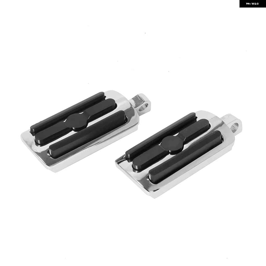 並行輸入品 オートバイ バイク 汎用 フットペグ 10MM穴 フロント/リア フットレスト ペダル オス マウント ハーレー スポーツスター XL883 ツーリング FLの画像