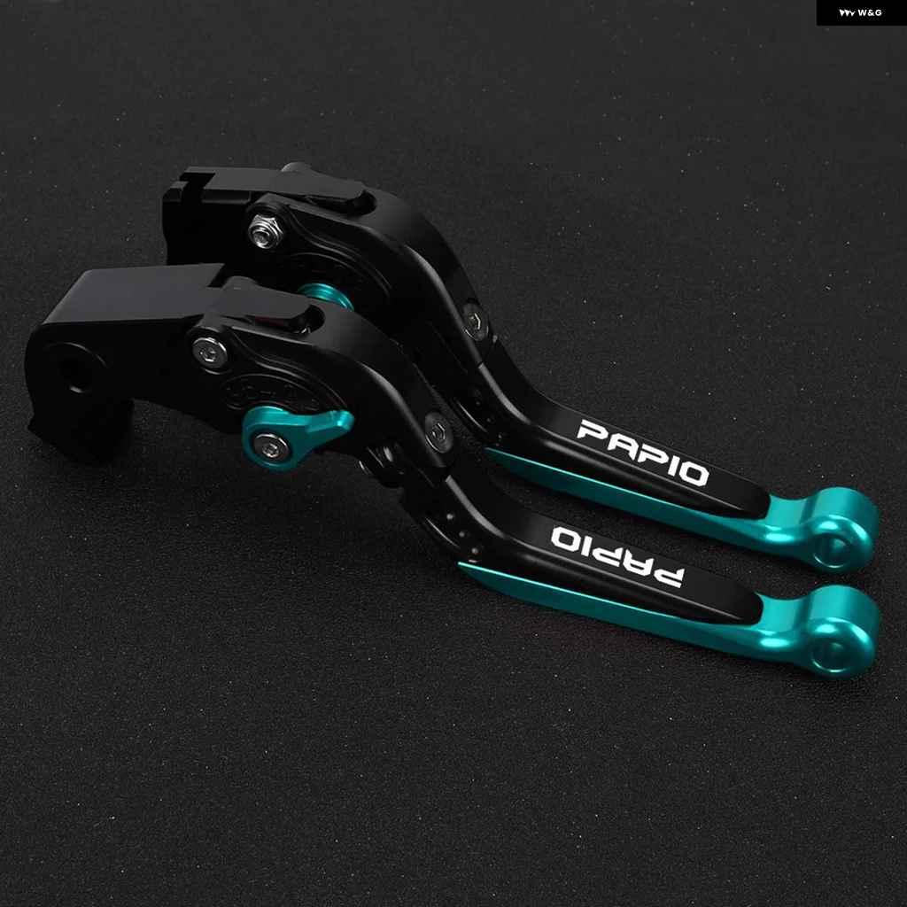 並行輸入品 CFMOTO XO PAPIO XO-1 XO-2 XO 125 PAPIO 125 全年式 オートバイ バイク アクセサリー CNC 調整可能 伸縮式 折りたたみ レバーの画像