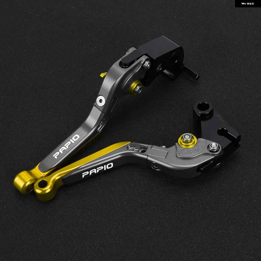 並行輸入品 CFMOTO XO PAPIO XO-1 XO-2 XO 125 PAPIO 125 全年式 オートバイ バイク アクセサリー CNC 調整可能 伸縮式 折りたたみ レバーの画像