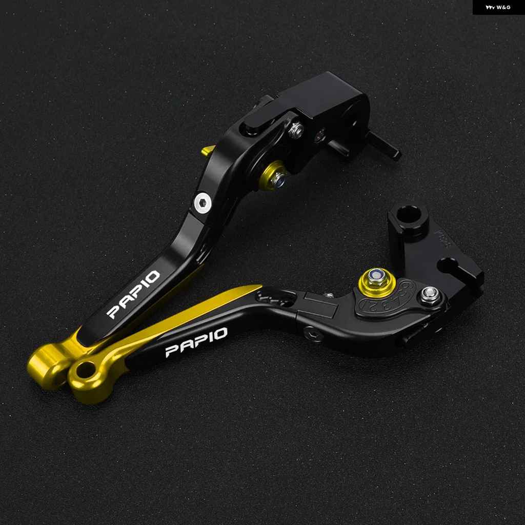 並行輸入品 CFMOTO XO PAPIO XO-1 XO-2 XO 125 PAPIO 125 全年式 オートバイ バイク アクセサリー CNC 調整可能 伸縮式 折りたたみ レバーの画像