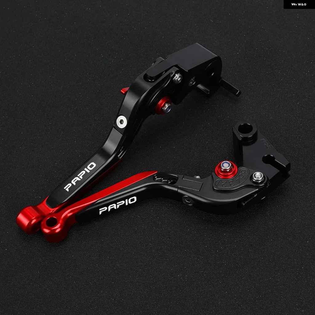 並行輸入品 CFMOTO XO PAPIO XO-1 XO-2 XO 125 PAPIO 125 全年式 オートバイ バイク アクセサリー CNC 調整可能 伸縮式 折りたたみ レバーの画像
