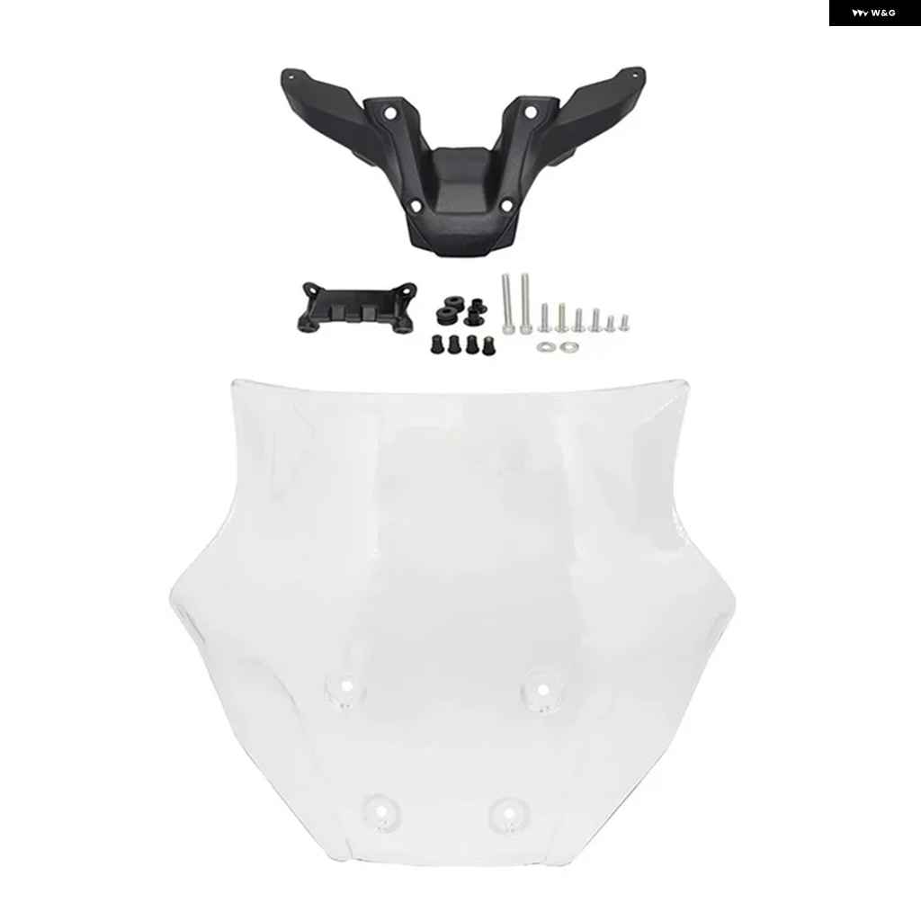 並行輸入品 ヤマハ MT-09 SP 2024 フロント ウインドシールド エアフロー ウインドデフレクター 取り付け ブラケット モト サポート アクセサリーの画像