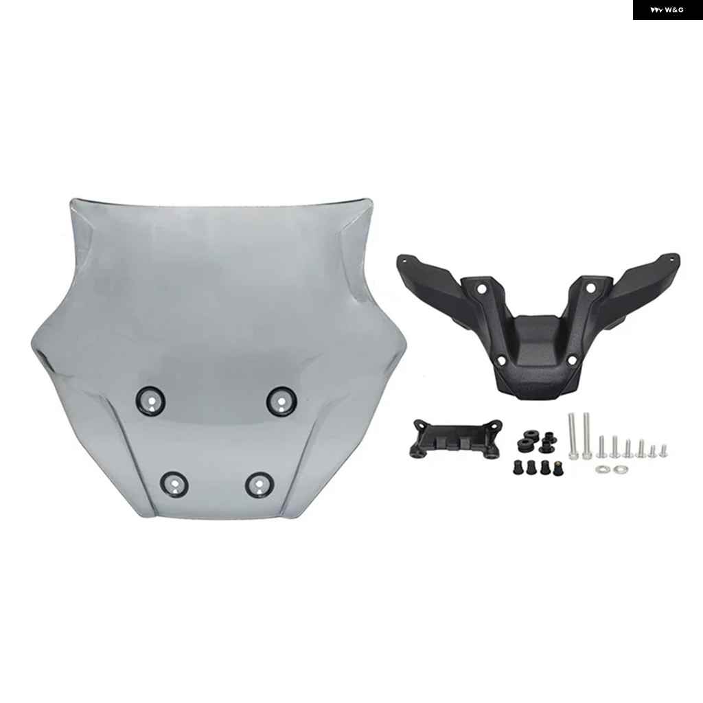 並行輸入品 ヤマハ MT-09 SP 2024 フロント ウインドシールド エアフロー ウインドデフレクター 取り付け ブラケット モト サポート アクセサリーの画像