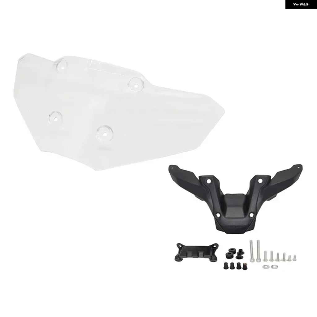 並行輸入品 ヤマハ MT-09 SP 2024 フロント ウインドシールド エアフロー ウインドデフレクター 取り付け ブラケット モト サポート アクセサリーの画像