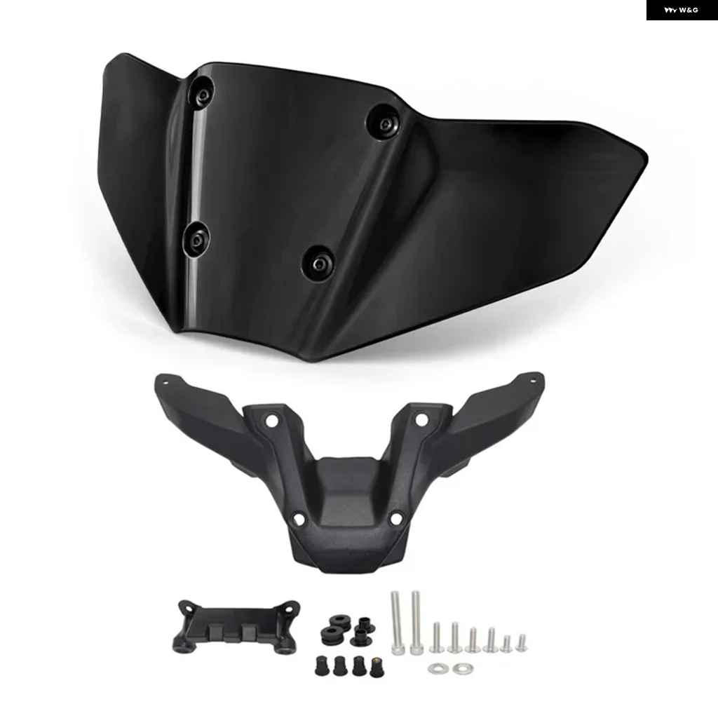 並行輸入品 ヤマハ MT-09 SP 2024 フロント ウインドシールド エアフロー ウインドデフレクター 取り付け ブラケット モト サポート アクセサリーの画像