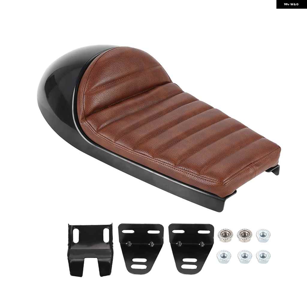 並行輸入品 レトロ カフェレーサー ドライバーシート カウルカバー 付き ホンダ スクランブラー クルーザー バガー ネイキッド チョッパー K100RS R NINEの画像