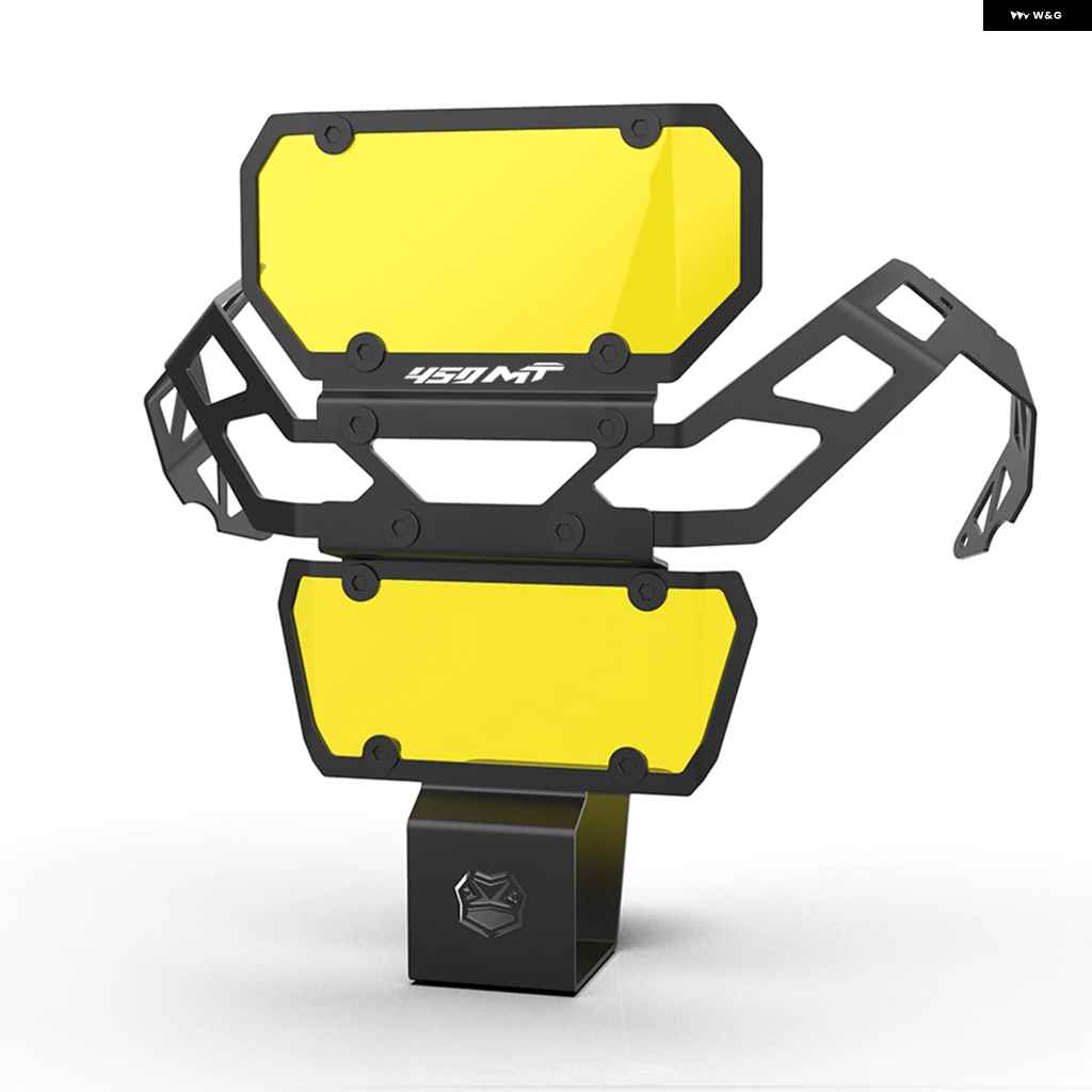 並行輸入品 CFMOTO 450MT IBEX 450 450 MT IBEX 2024 2025 ヘッドライト グリル ガードカバー ランプ プロテクター カバー オートバイ バイクの画像