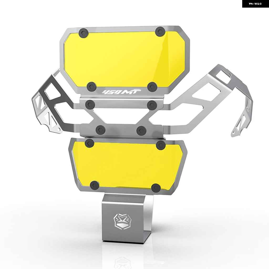 並行輸入品 CFMOTO 450MT IBEX 450 450 MT IBEX 2024 2025 ヘッドライト グリル ガードカバー ランプ プロテクター カバー オートバイ バイクの画像