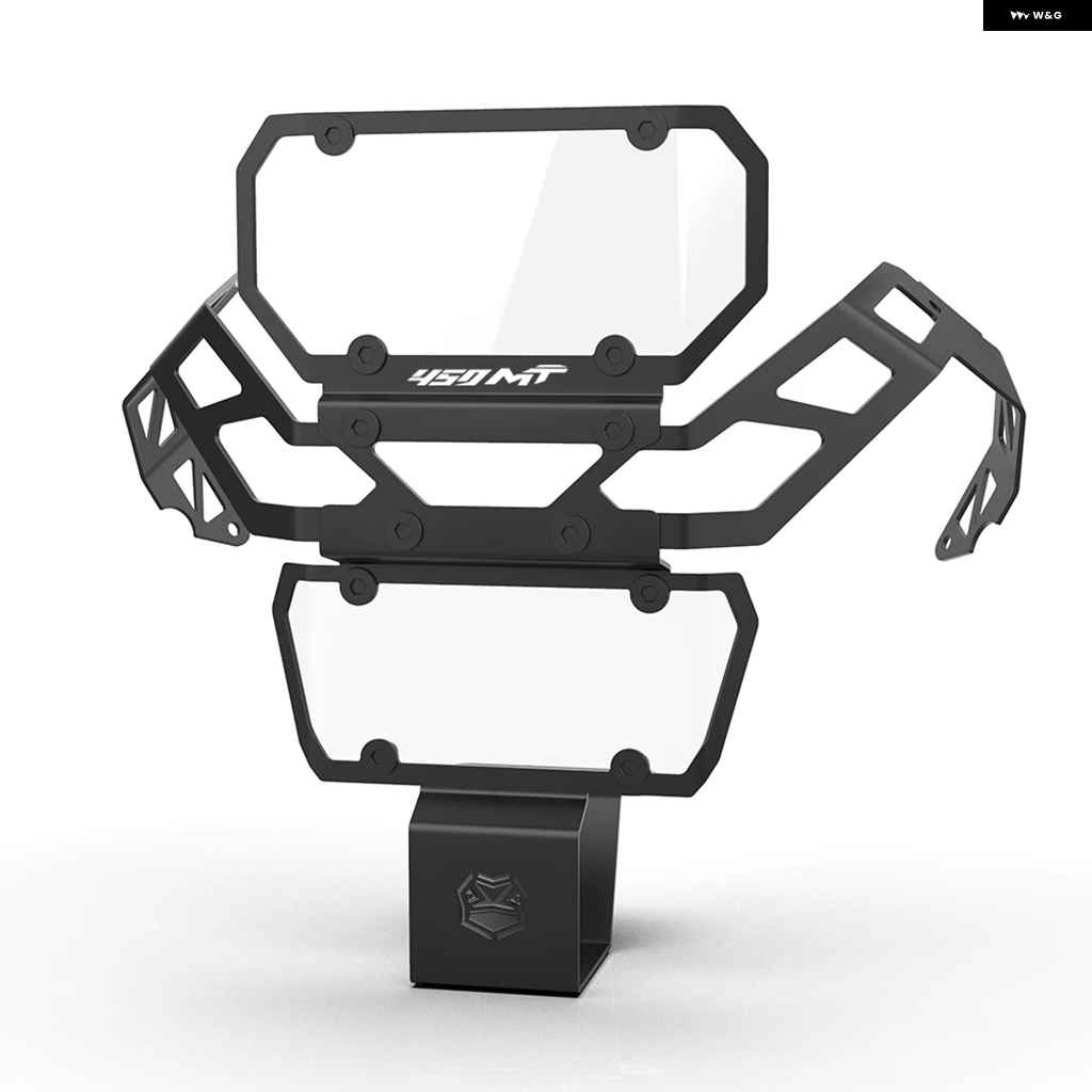 並行輸入品 CFMOTO 450MT IBEX 450 450 MT IBEX 2024 2025 ヘッドライト グリル ガードカバー ランプ プロテクター カバー オートバイ バイクの画像