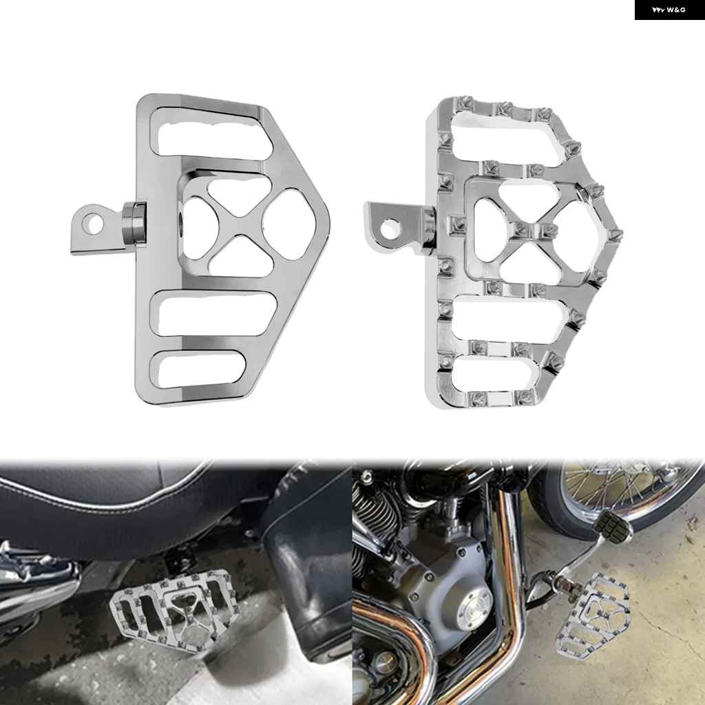 並行輸入品 オートバイ バイク フットペグ ドライバー用 ワイドフロアボード フットレスト ペダル ハーレー スポーツスター XL ツーリング エレクトラグの画像