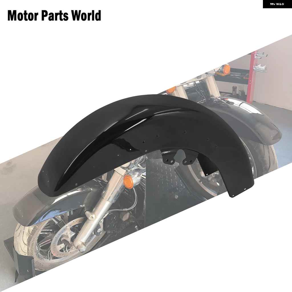 並行輸入品 オートバイ バイク 17インチ フロントフェンダー マッドガード フェアリング ホイール ラップ ハーレー ツーリング ロードキング トライ エレ_1