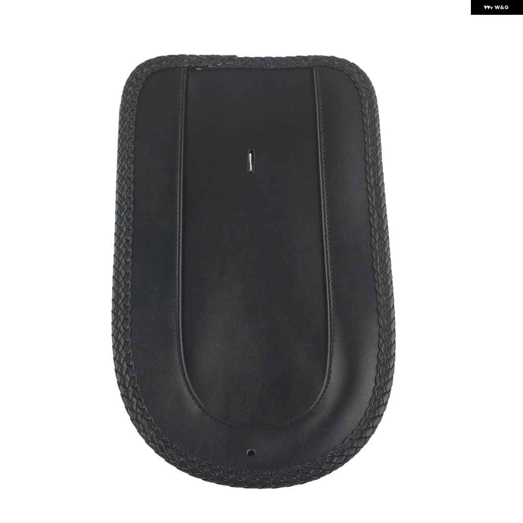 並行輸入品オートバイ バイク リアフェンダービブ ブラックレザー パッド ハーレー ダビッドソン FXST 2006-2010 FLSTF/B 07-17の画像