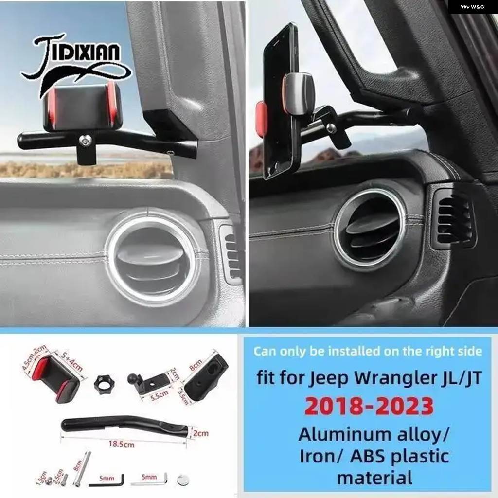 並行輸入品 JIDIXIAN 車 Aピラー グラブハンドル スマホ ホルダー